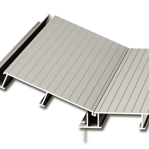 china factory customization Low price silver anodized extruded aluminum planks interlock plank