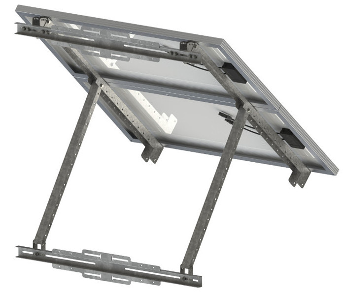 Hot Selling Anodized Silver Aluminum Extrusion Solar Panel Mounting Frame For Construction