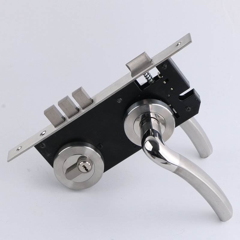 Factory Modern Cheap Security Door Locks Best Quality Door Handle Lock Cylinder Handle Door Lock Set China Jin Chuang 3pcs Keys