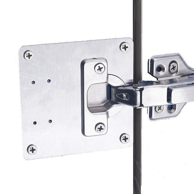 Door Hinge Repair Plate Easy Installation Stainless Steel hinge repair kit for kitchen  Cabinet