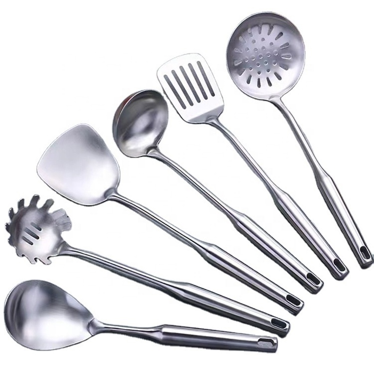 7pcs Kitchen Tools Set Utensils Cooking Utensils on Sale Utenslios De Cozinha Stainless Steel Household Utensils with Opp Bag