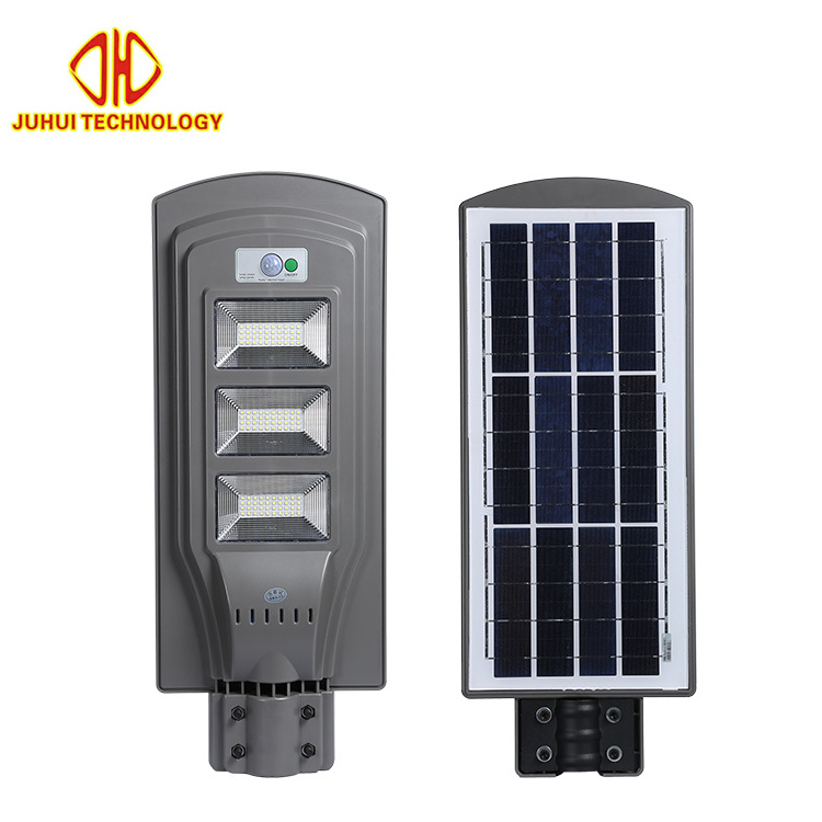 Energy saving IP65 Bridgelux Aluminum 20 40 60 watt all in one solar Street lamp