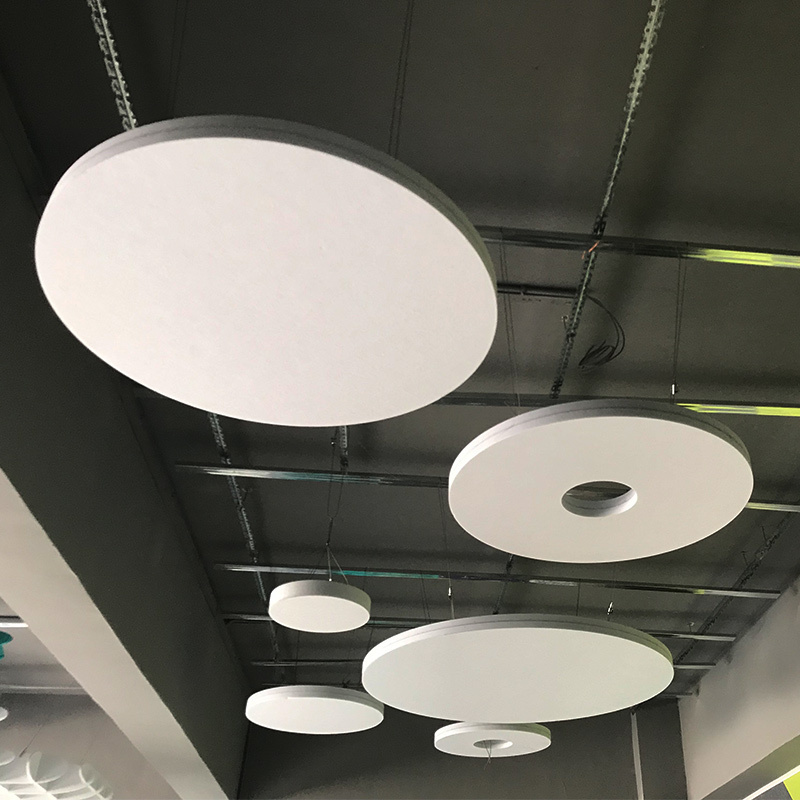 Ceiling baffles sound absorption board clouds suspended acoustic solutions hung acoustic panels decorative