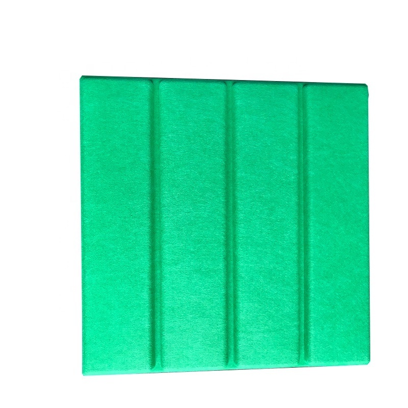 100% PET felt polyester fire retardant fabric 3 d wall acoustic panel