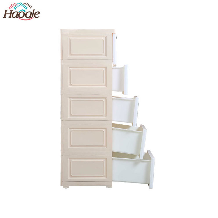 Large Volume Plastic Multifunction Sustainable Storage Drawers Wardrobe For Clothes Baby Toy Kids' Living Room Children Cabinets