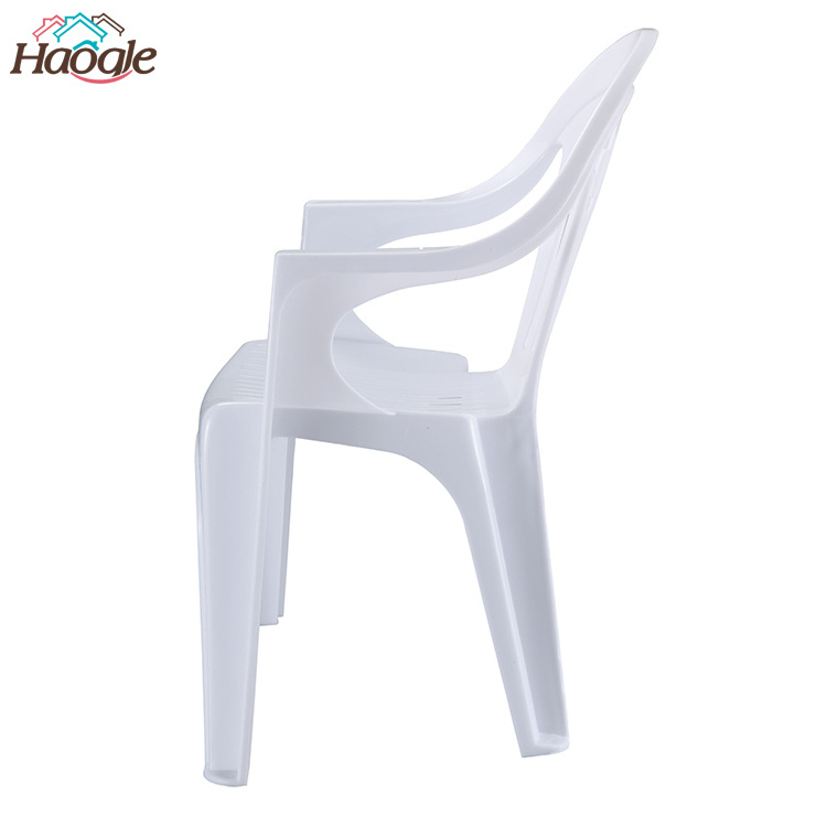 Colorful dining chair furniture outdoor garden plastic PP chair banquet beach chair