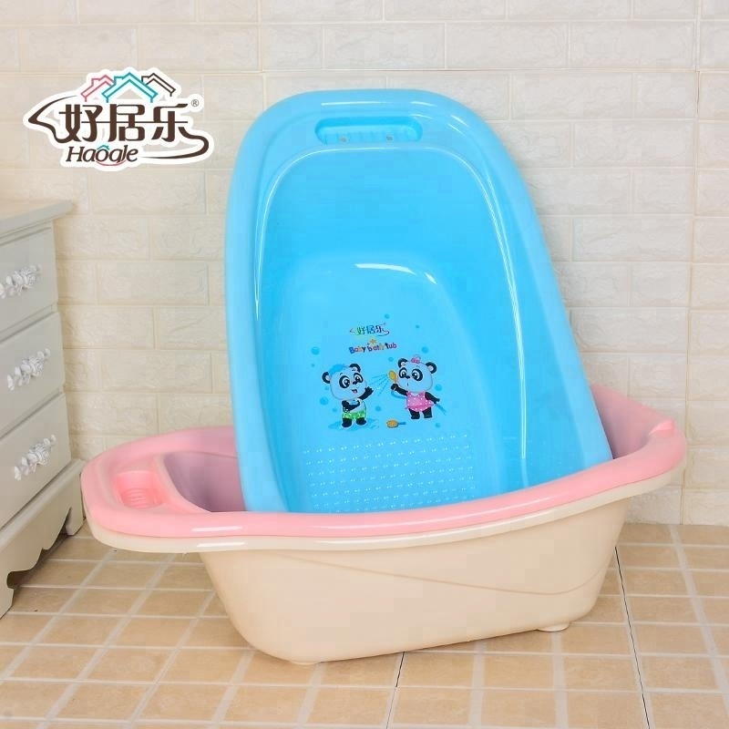 New Design Free Standing Portable Small Kids Showers Washing PP Plastic Baby Bath Room Soaking Single Mini Bath Tub