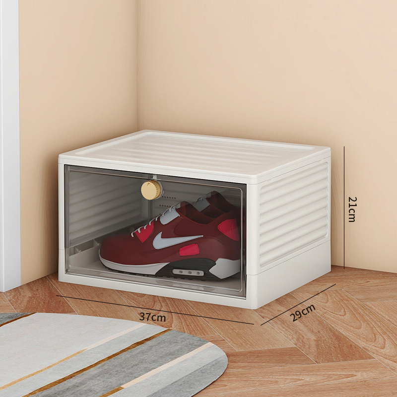 Wholesale AJ Shoe Box Storage Display Transparent Foldable Custom Sneaker Box