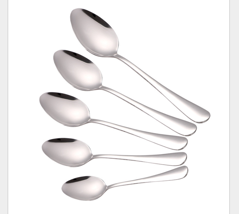 Stainless steel 304 teaspoon dinner spoon coffee spoon with engrave logo with mirror polishing