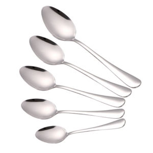 Stainless steel 304 teaspoon dinner spoon coffee spoon with engrave logo with mirror polishing