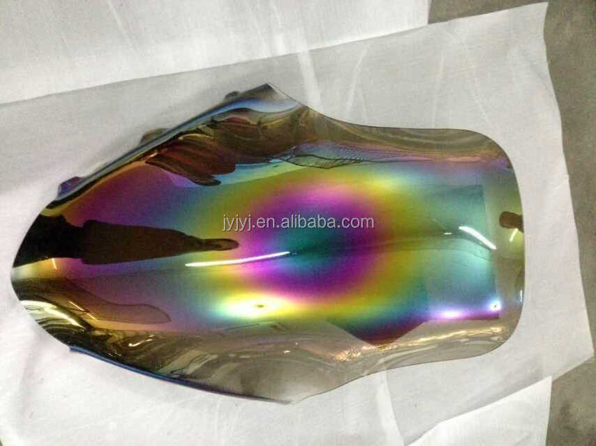 Motorcycle  film coated by Vacuum coating machine