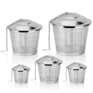 Factory Wholesale Hot Sale Ball Tea Infuser Tea Strainer Stainless Durable SS304 Tea Infuser