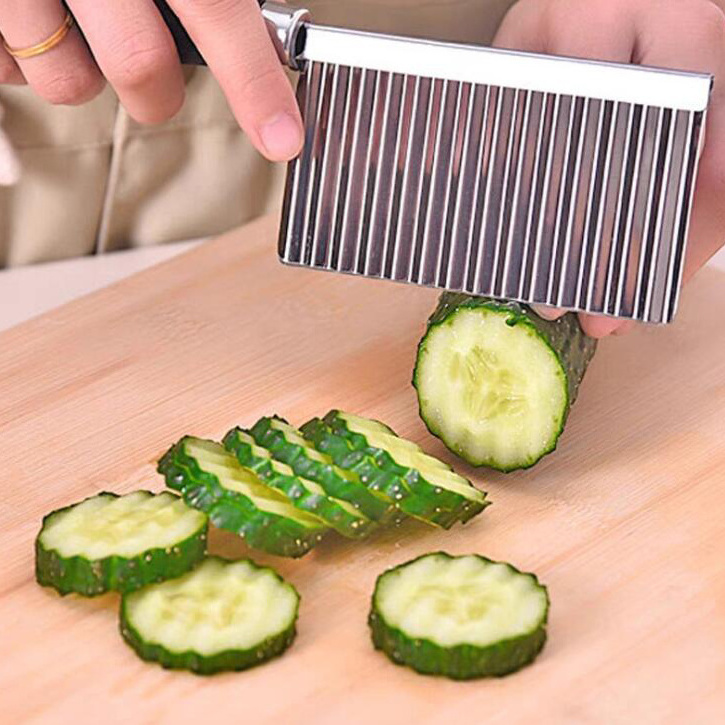 Amazon Hot Sale Wholesale Kitchen Cooking Tool Potato Wave Chips Slicer Vegetable Cutter