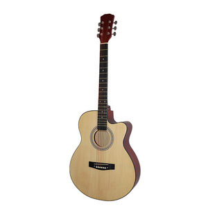 Chinese manufacturers  wholesale price  40  inch 6 string  acoustic  folk electric guitar