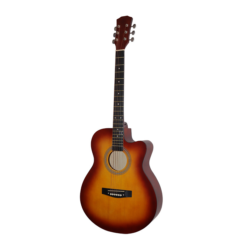 Chinese manufacturers  wholesale price  40  inch 6 string  acoustic  folk electric guitar