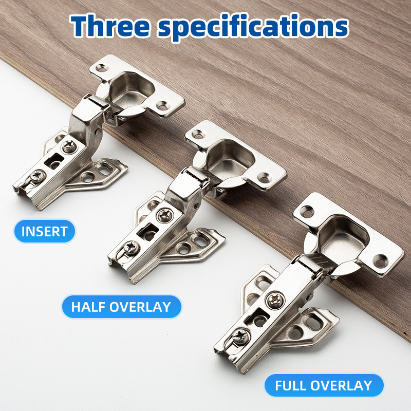 Factory Price Two Way Furniture Hardware Concealed Hidden Door Hinges With Hook For Cabinet