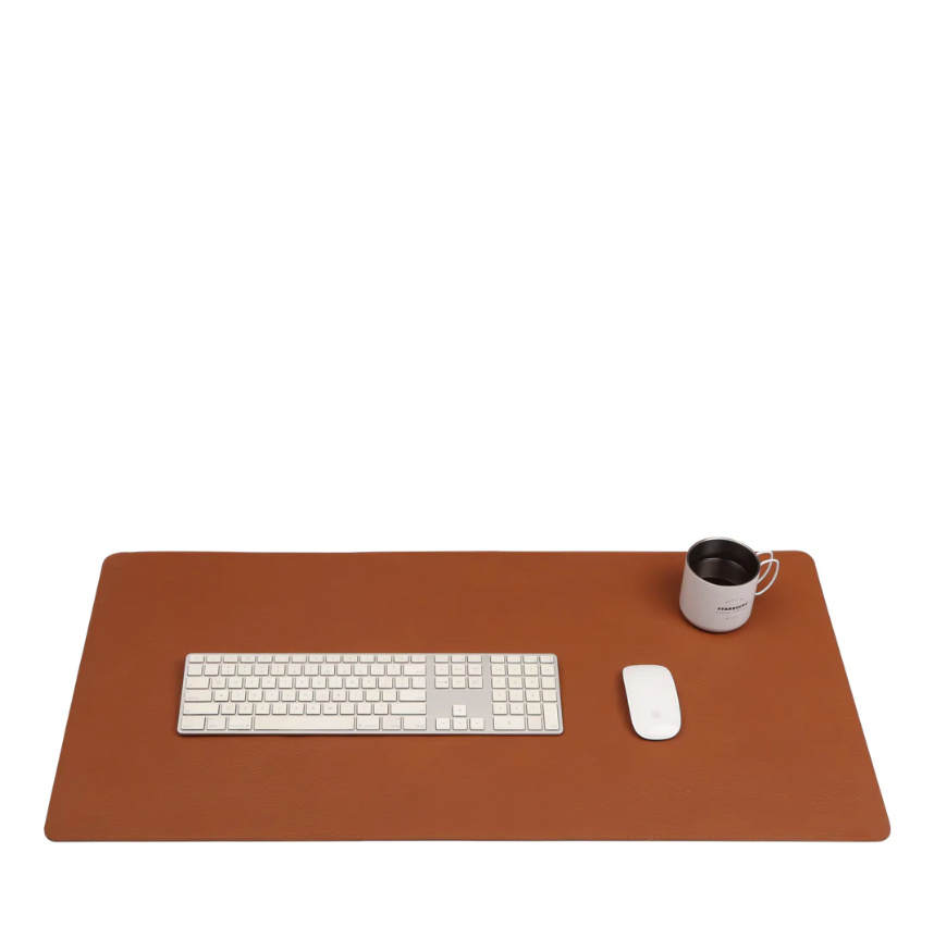 Anti slip laptop mouse pad green office desktop computer protector genuine leather desk mat pad