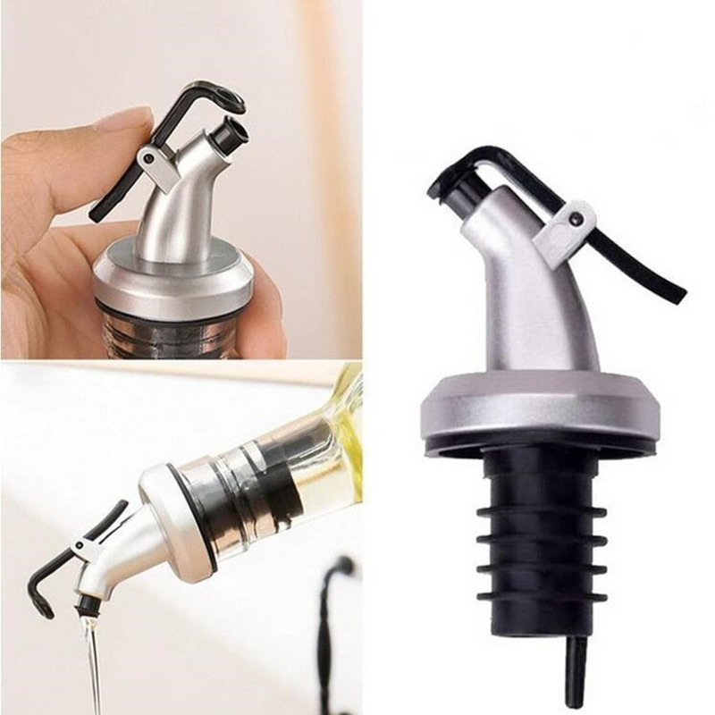 New Arrival Olive Oil Vinegar Bottles Pourer Can Abs Lock Plug Seal Leak-Proof Food Grade Plastic Liquor Dispenser