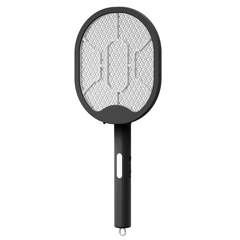 Rechargeable Mosquito Killer Handheld Electric Fly Swatter Insect Repellent Killing Racket Bat Lamp with LED USB Charging