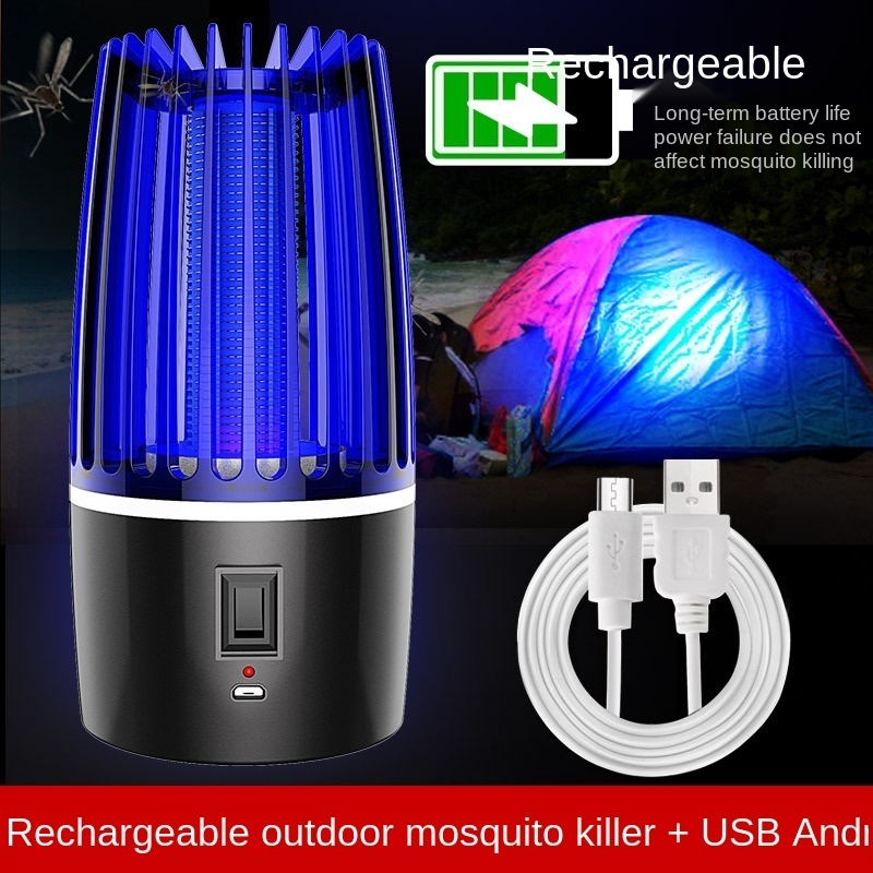 2022 Pest Control Portable Cylindrical Mosquito Lamp Electric mosquito killer bulb USB Persistent  Mosquito killer Lamp