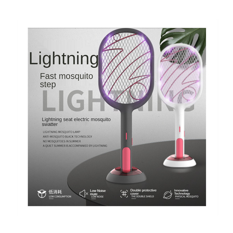 Rechargeable Electric Mosquito Killer bat Swatter Bug Zapper Fly Swatter Best Mosquito Racket