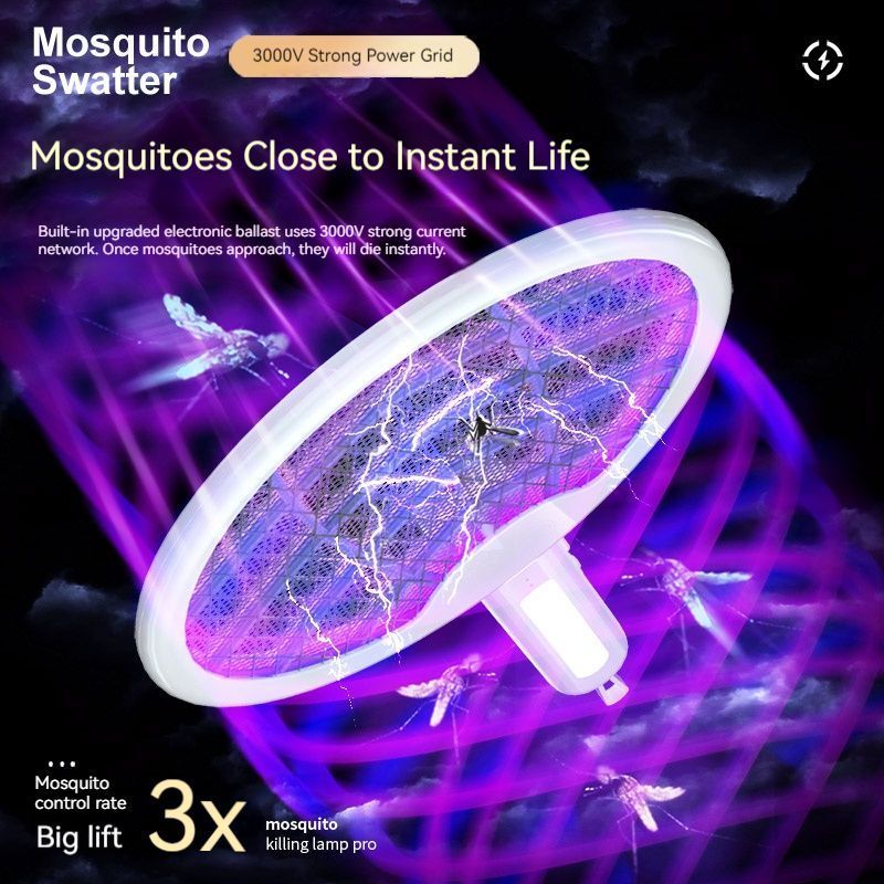 Hot Sale OEM home usb rechargeable battery trapping light insect pest flies mosquito killing bat swatter racket mosquito killer