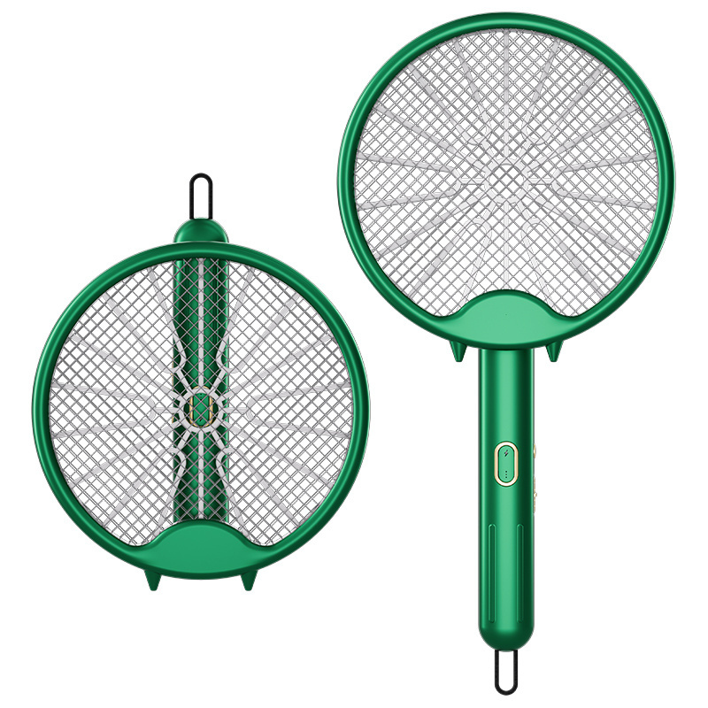 New Arrival 2 in 1 charge Power display electric zapper rocket mosquito trap electric fly swatter mosquito zapper