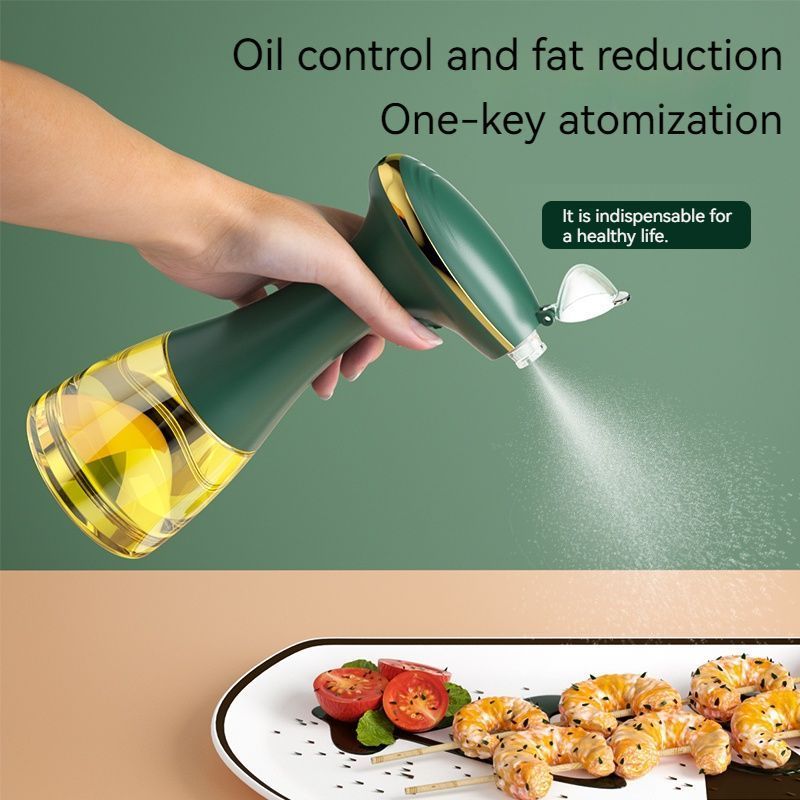 Factory OEM Fogging Household Air Fryer Glass Oil Tank Pot Olive Oil Kitchen Electric Oil Spray Bottle