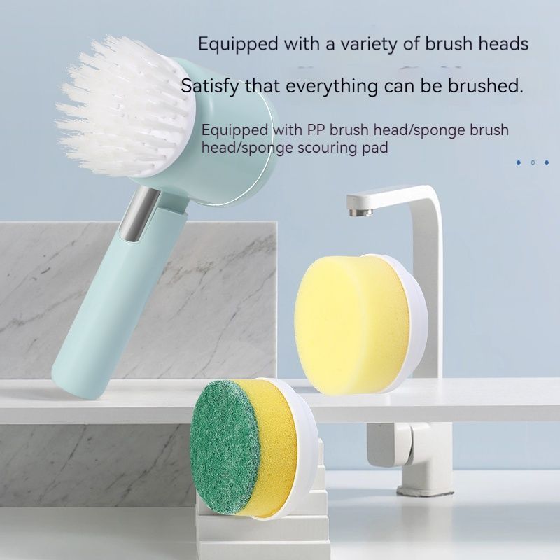 Hot Selling Electric Spin Scrubber Cleaning Brush Rechargeable Cordless Dishwasher Bathroom Cleaning Brush