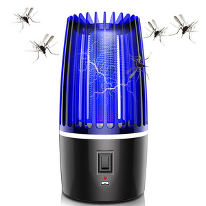 2022 Pest Control Portable Cylindrical Mosquito Lamp Electric mosquito killer bulb USB Persistent  Mosquito killer Lamp