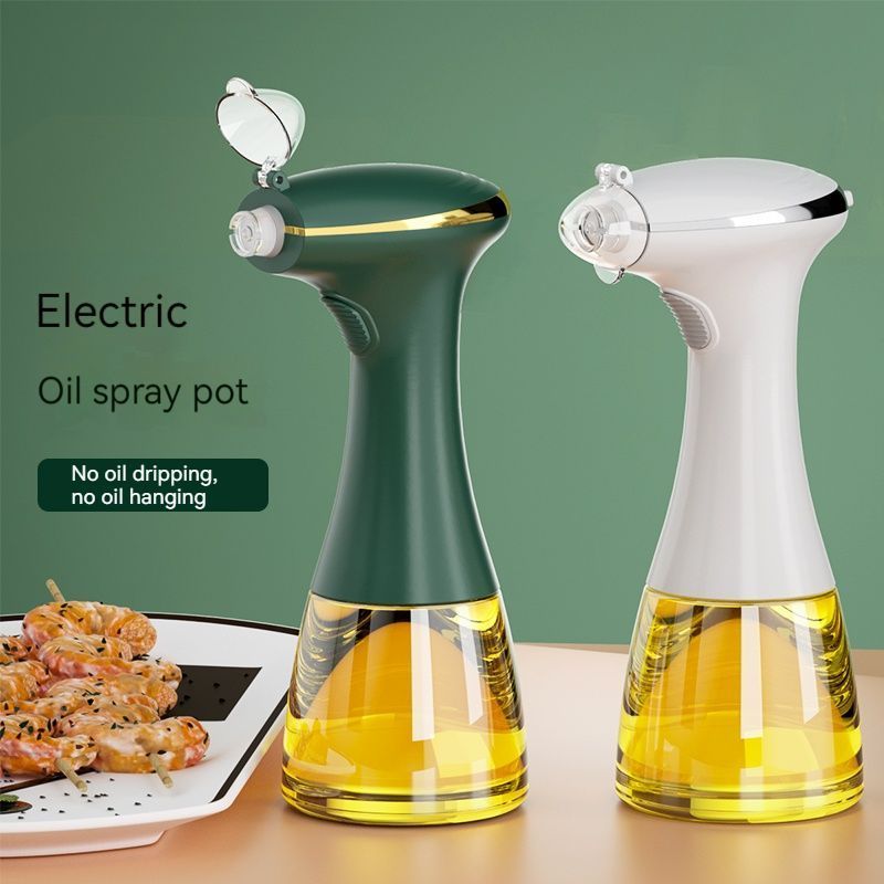 Factory OEM Fogging Household Air Fryer Glass Oil Tank Pot Olive Oil Kitchen Electric Oil Spray Bottle