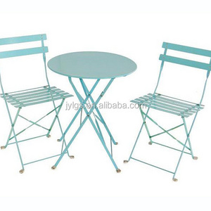 3-piece metal folding bistro set garden bistro set