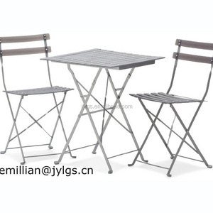 3-piece outdoor balcony plastic cheap bistro set