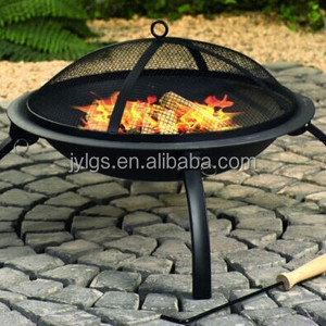 22'' Outdoor Camping Folding Fire Pit Garden Round Firebowl