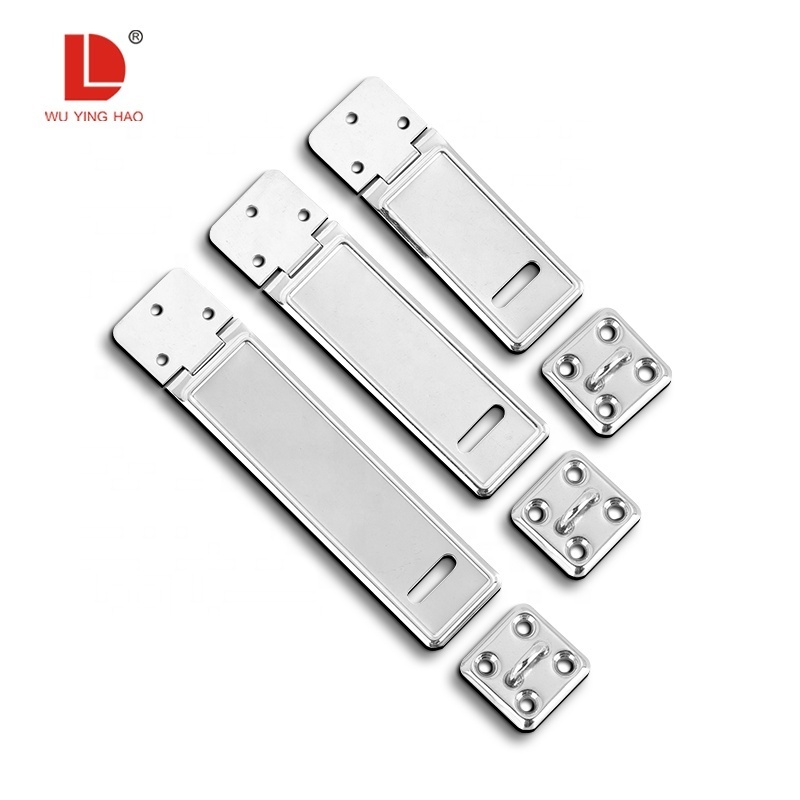 Anti Theft Hasp Staple Shed Latch Stainless Steel Door Cylinder Lock Finger Print Door Lock Padlock Clasp