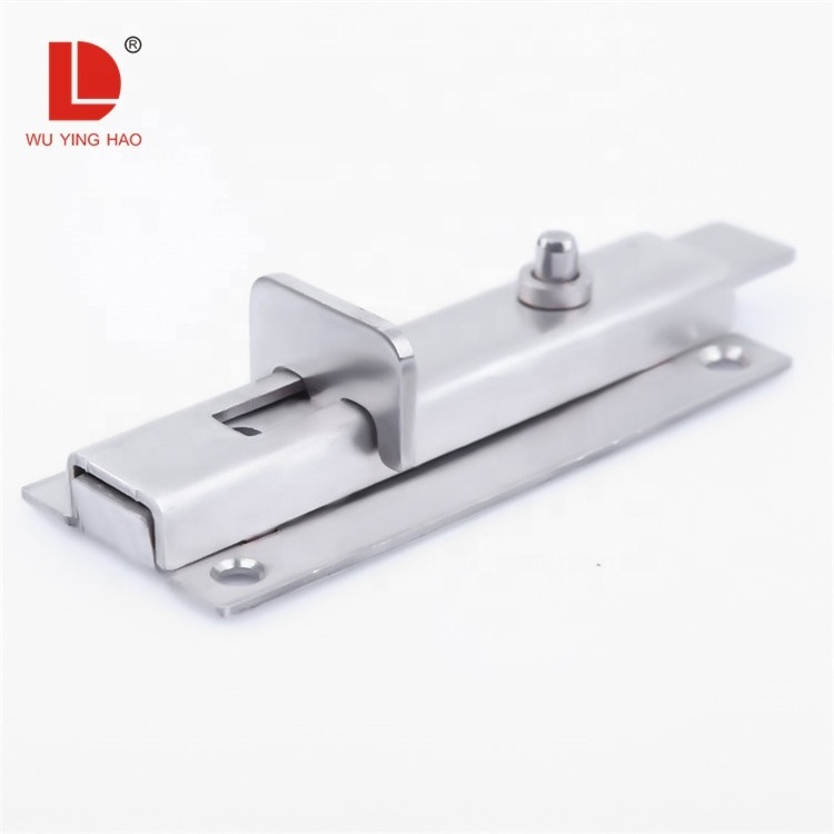 WUYINGHAO Door security spring loaded latch automatic barrel bolt with pressing button