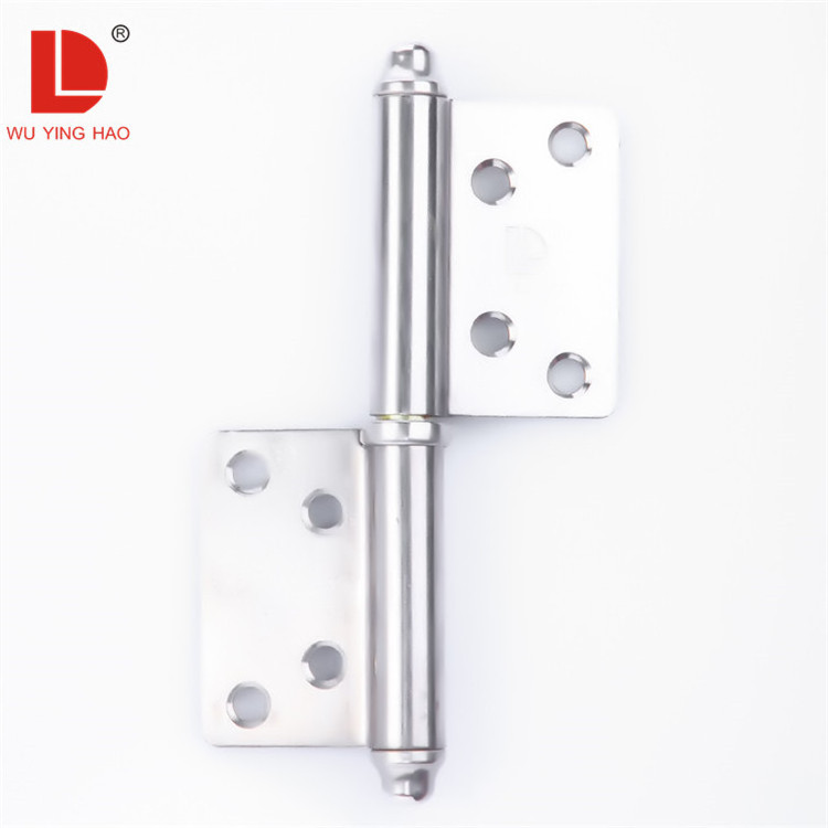 WUYINGHAO Detachable metal stainless steel flag door hinge with flat head