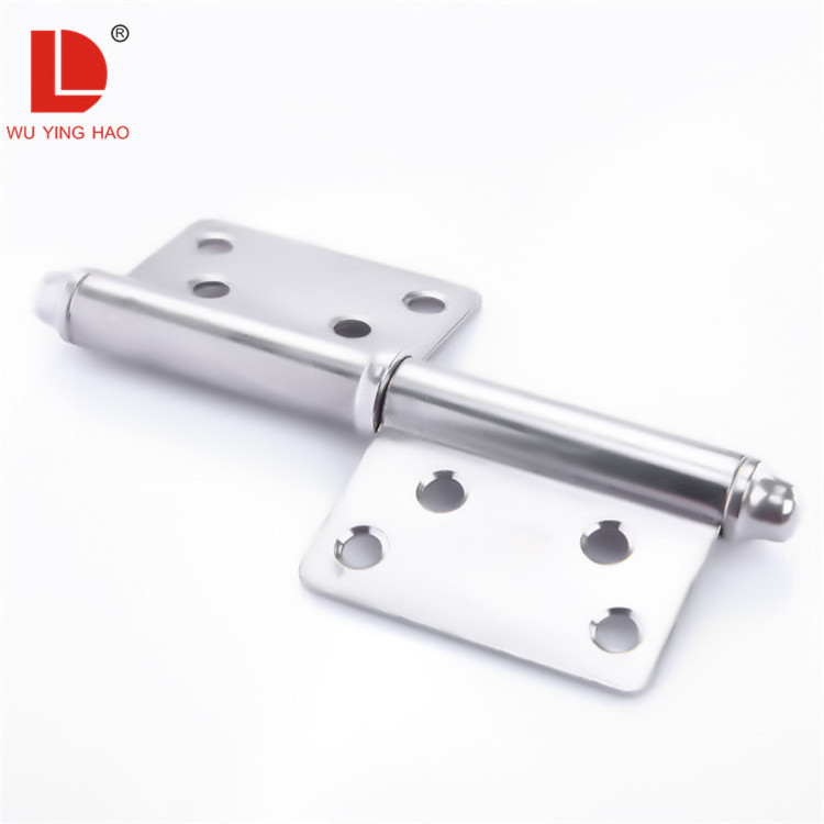 WUYINGHAO Detachable metal stainless steel flag door hinge with flat head