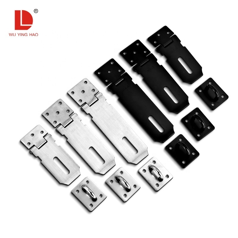 Anti Theft Hasp Staple Shed Latch Stainless Steel Door Cylinder Lock Finger Print Door Lock Padlock Clasp