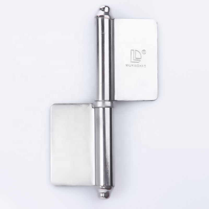 WUYINGHAO Hot sale stainless steel security separable detachable door flag welding hinge for toilet door