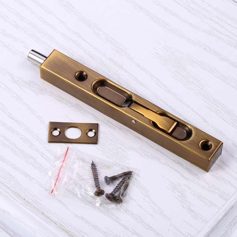 Top quality  stainless steel flush door bolt lock Conceal Insert Flush Sliding Bolt