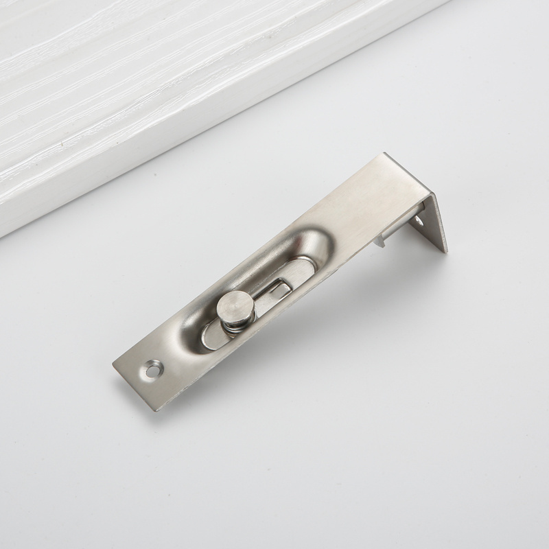 Top quality  stainless steel flush door bolt lock Conceal Insert Flush Sliding Bolt hidden door bolt