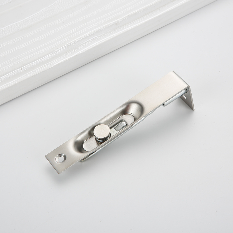 Top quality  stainless steel flush door bolt lock Conceal Insert Flush Sliding Bolt hidden door bolt