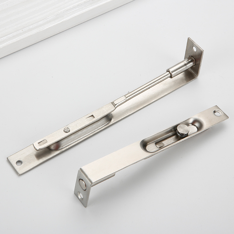 Top quality  stainless steel flush door bolt lock Conceal Insert Flush Sliding Bolt hidden door bolt