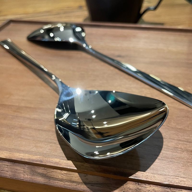 INS Style Western Food Public Spoon Household Hotel Serving Spoon Big Stainless Steel Large Serving Spoon