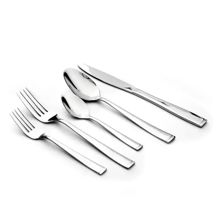 18/10 Tabletop Knife Fork Spoon Stainless Steel Flatware Serving Utensil Set Spoons Buffet Banquet Cutlery Dinner Set