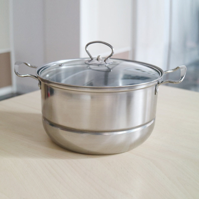 Soup Steamer Multi-Layer Stainless Steel Multi-Purpose Hot Pot Gift Pot Stainless Steel Steamer Holiday Gift Steamer