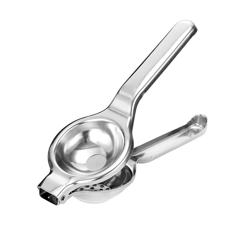 Kitchen Stainless Steel Cutlery New Convenient Manual Stainless Steel Metal Silverware Stainless Steel Squeezer Lemon Juicer