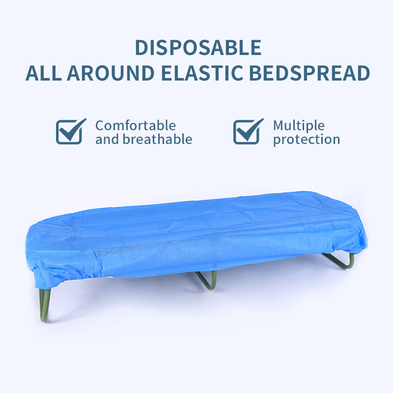 Disposable Non-woven Bed Sheets Bed Cover Spa Massage Table Sheet Black Blue White Pink Waterproof Bed Cover Flat Sheets