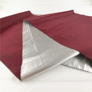 210T Polyester Silver Coated Taffeta Tent And Sun Umbrella Fabric